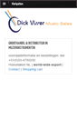 Mobile Screenshot of dickvisser-musicsales.nl
